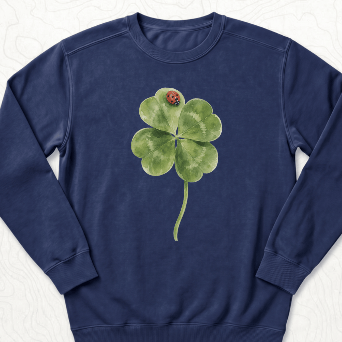 Lucky Clover Sweatshirt - True Navy