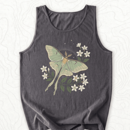 Luna Moth Tank Top - Pepper