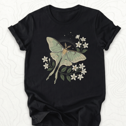 Luna Moth Tee - Black
