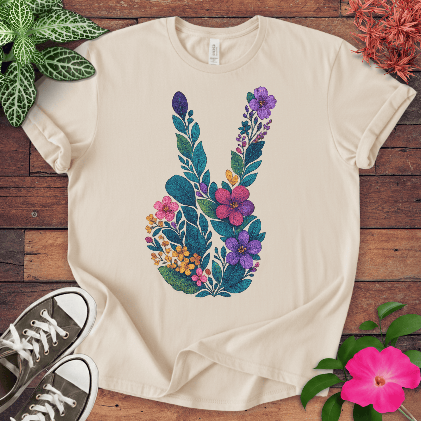 Floral Peace T-shirt