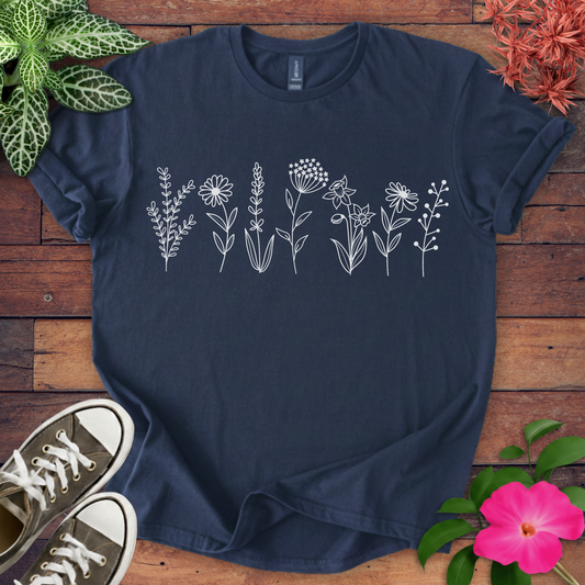 Wildflower Art T-shirt