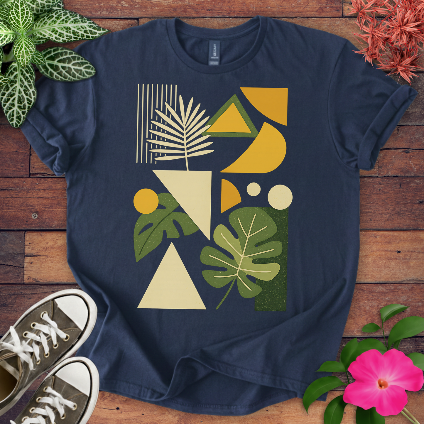 Geometric Jungle T-shirt