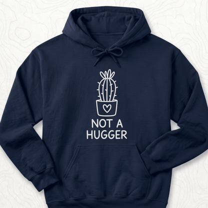 Not A Hugger Hoodie - Navy