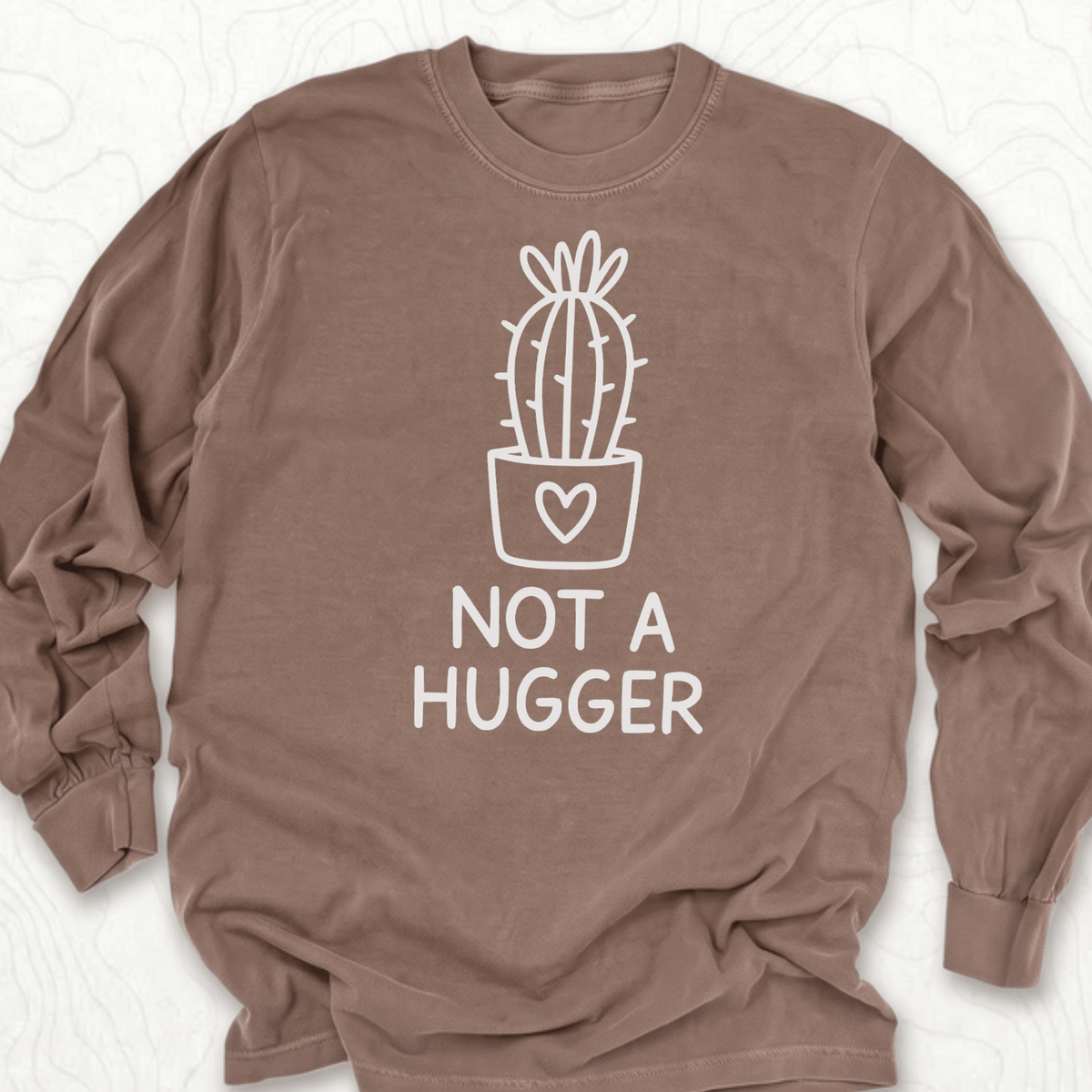 Not A Hugger LS T-shirt - Espresso