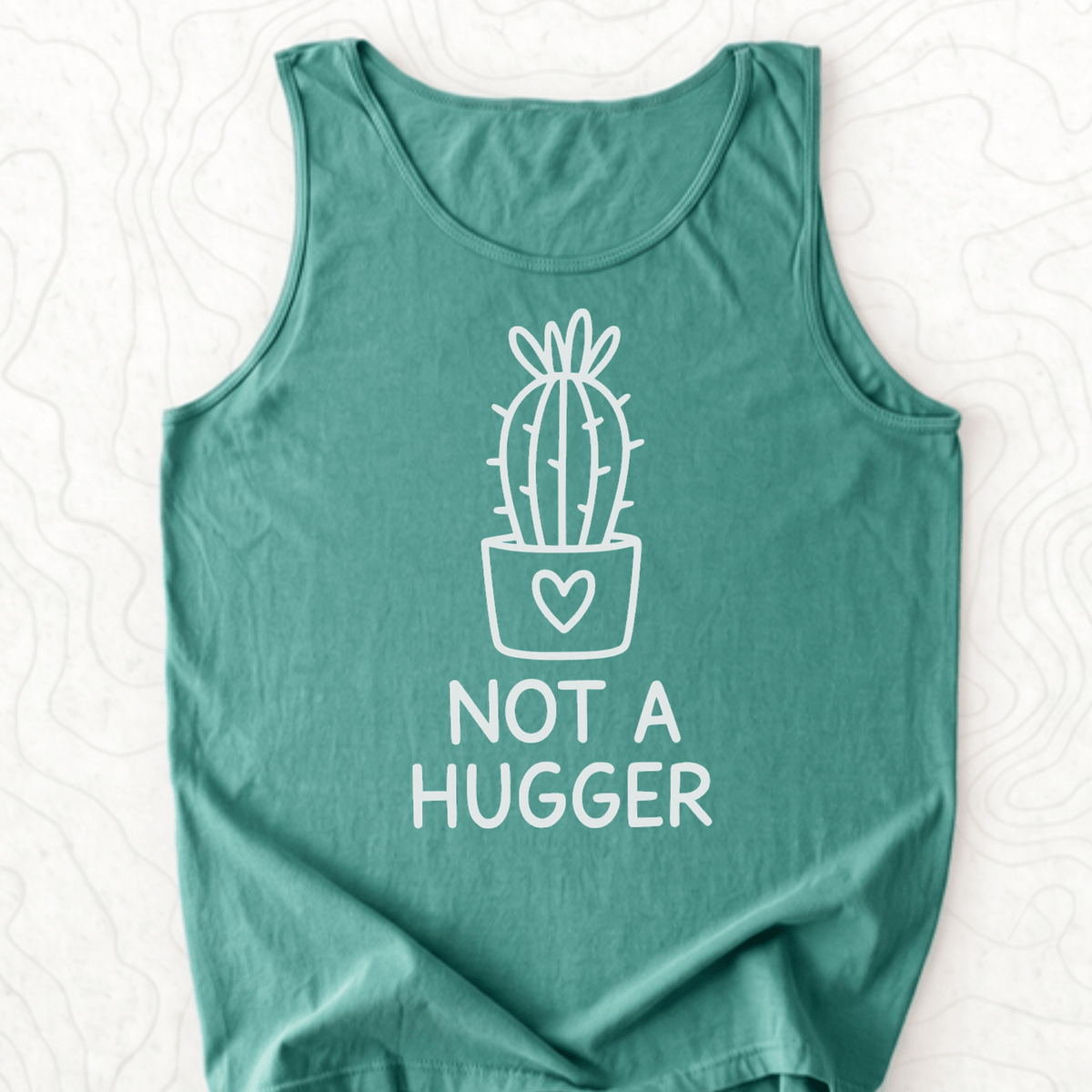 Not A Hugger Tank Top - Light Green