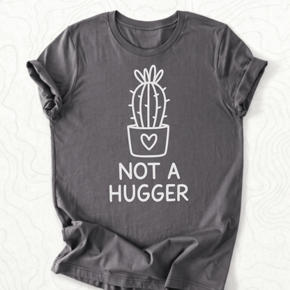 Not A Hugger Tee - Asphalt