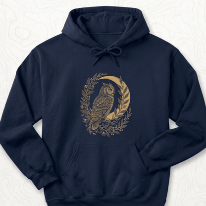 Owl Moon Hoodie - Navy