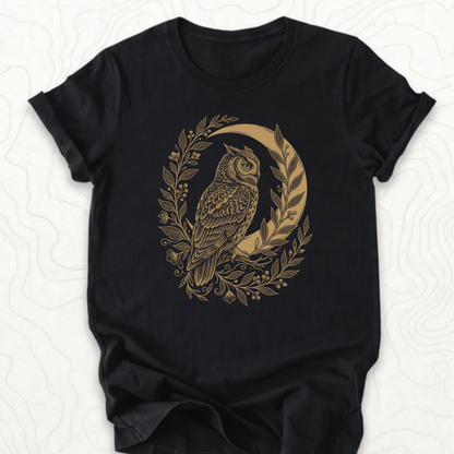 Owl Moon Tee - Black