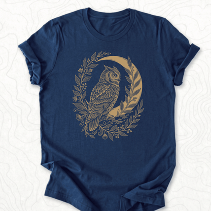 Owl Moon Tee - Navy