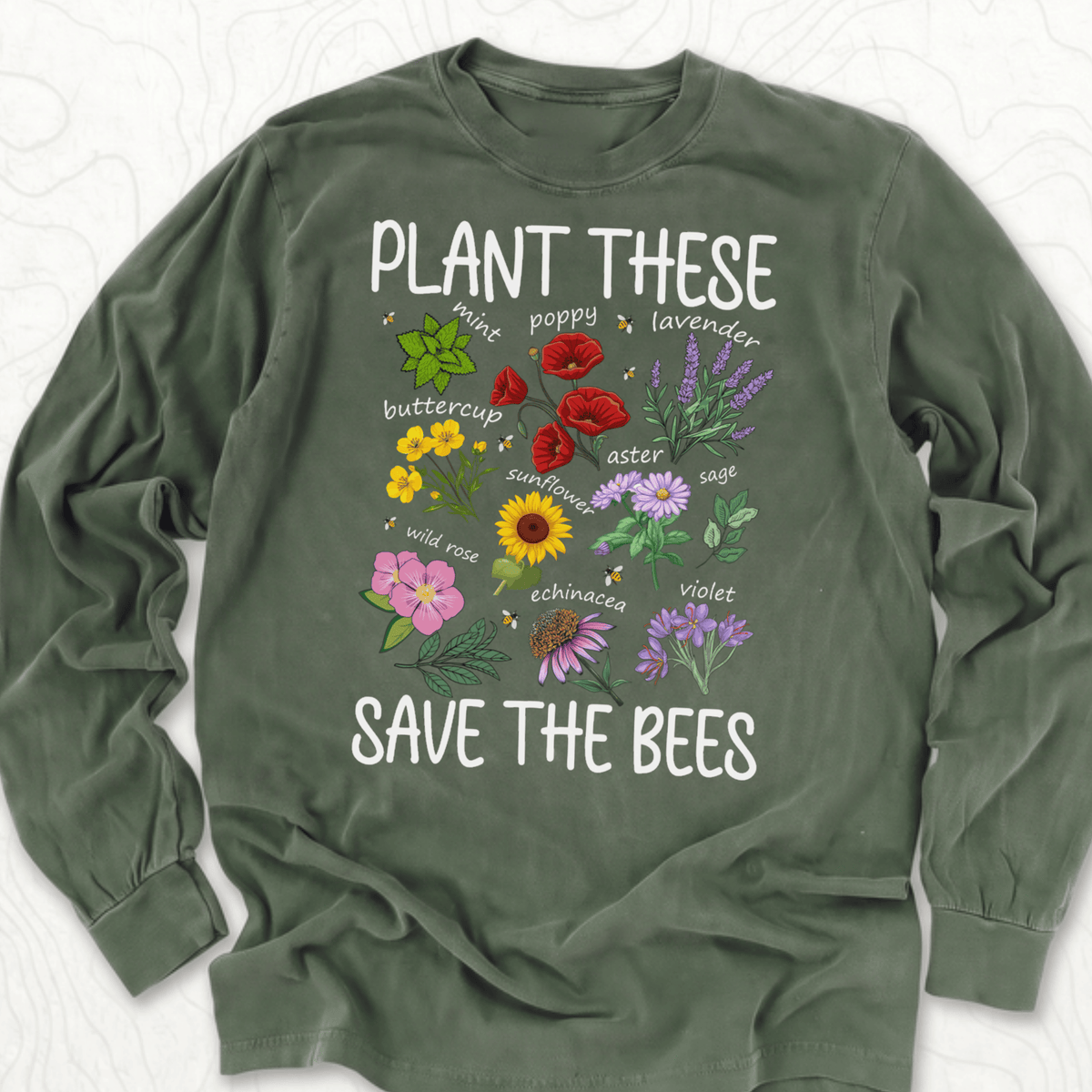 Plant These LS T-shirt - Hemp