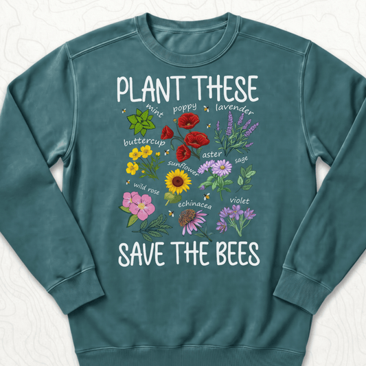 Plant These Sweatshirt - Blue Spruce