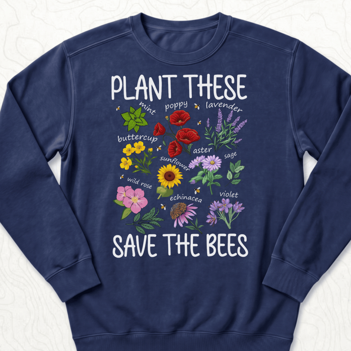 Plant These Sweatshirt - True Navy
