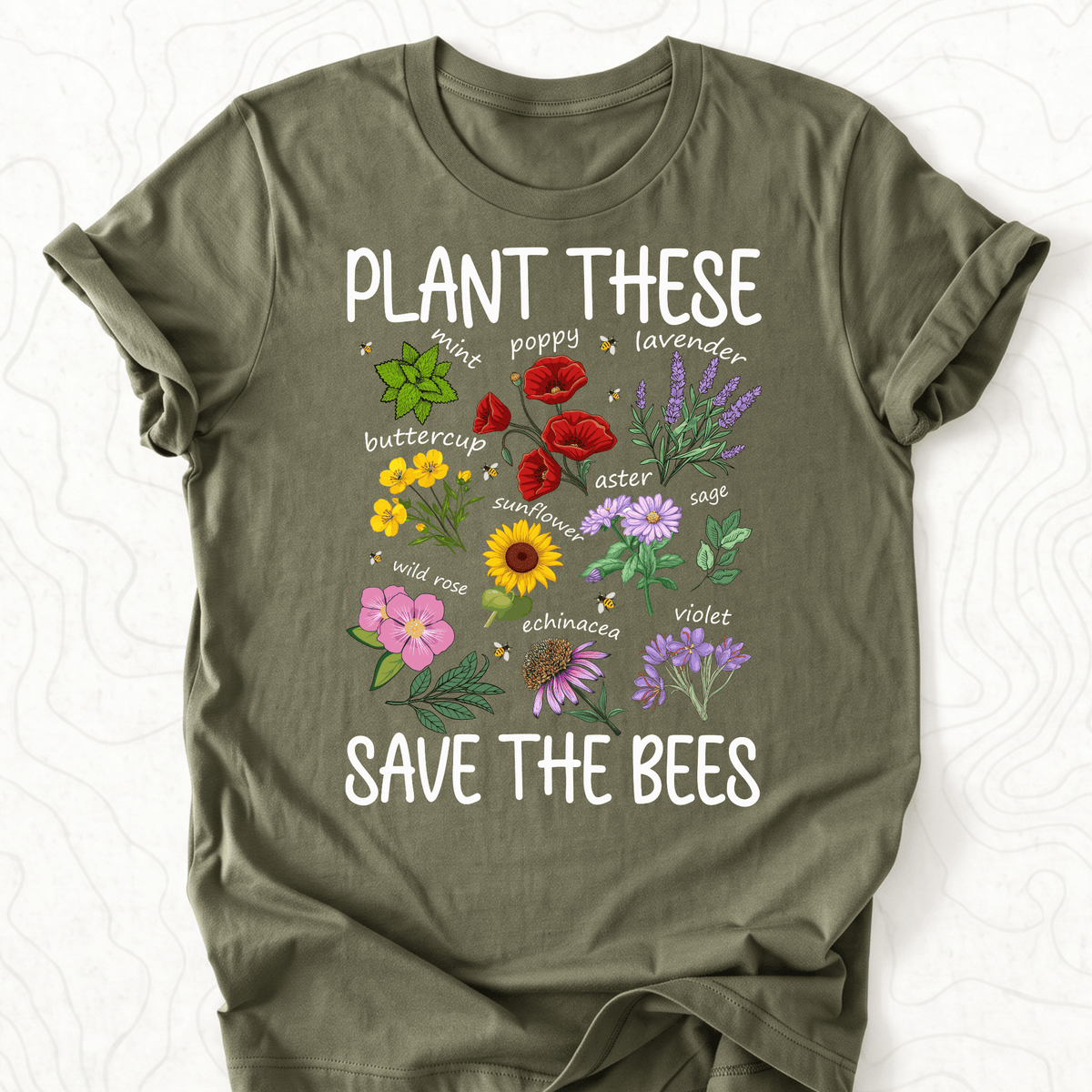 Plant These Tee - Military Green