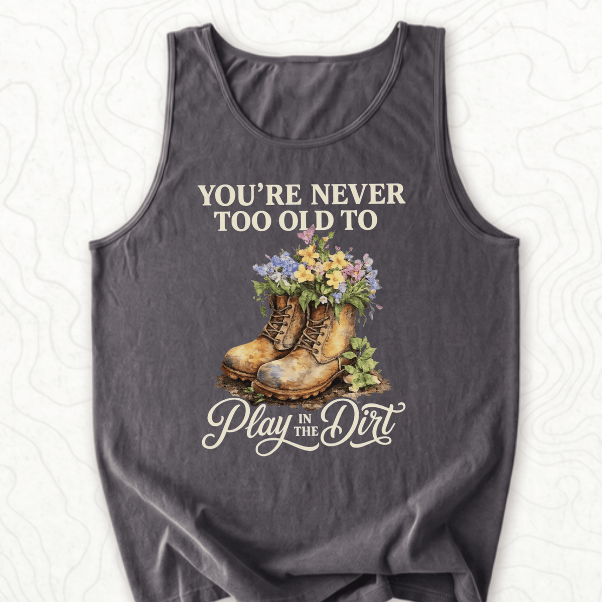 Play In Dirt Tank Top - Pepper
