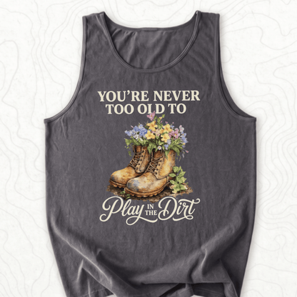 Play In Dirt Tank Top - Pepper