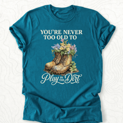 Play In Dirt Tee - Deep Teal