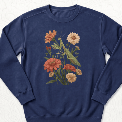Praying Mantis Sweatshirt - True Navy