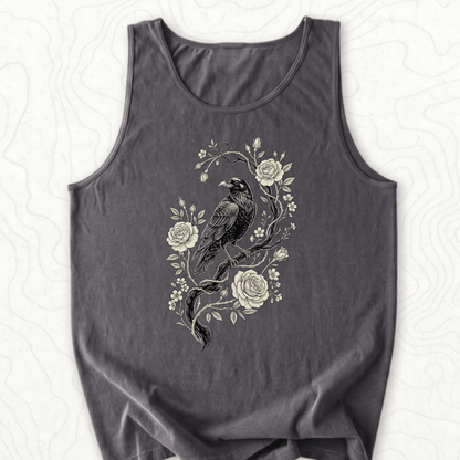 Raven Roses Tank Top - Pepper