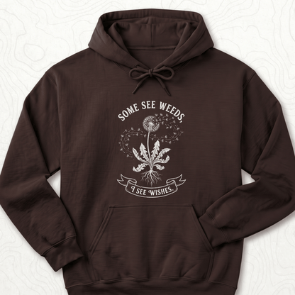 Some See Weeds Hoodie - Dark Chocolate