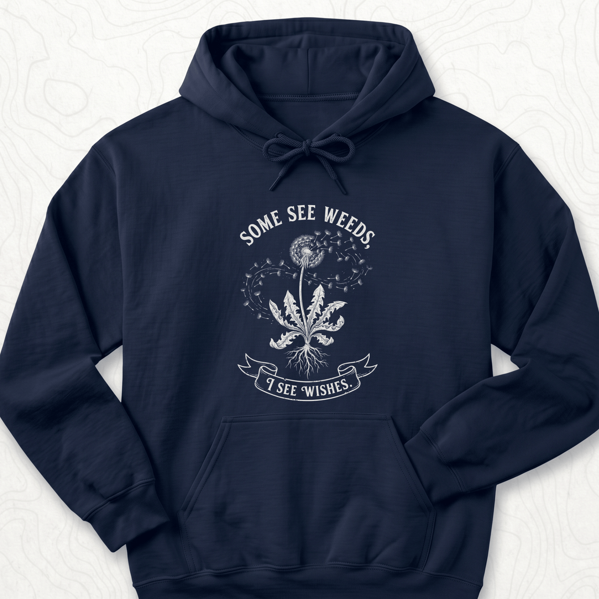 Some See Weeds Hoodie - Navy