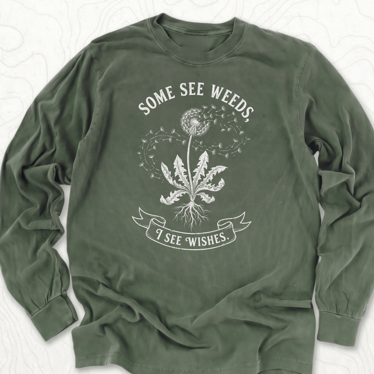 Some See Weeds LS T-shirt - Hemp