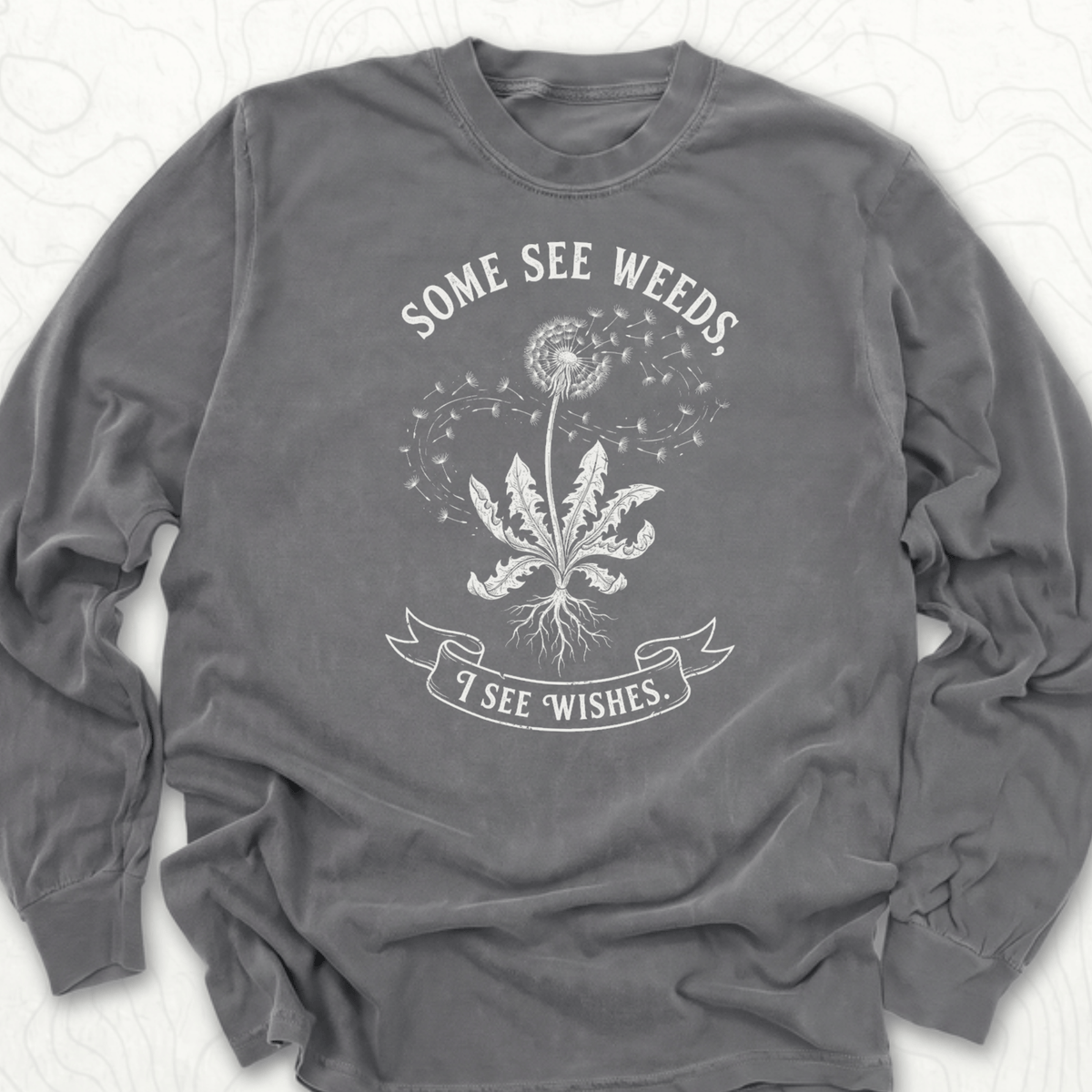 Some See Weeds LS T-shirt - Pepper