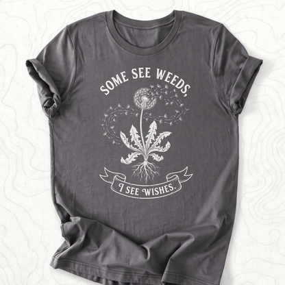 Some See Weeds Tee - Asphalt