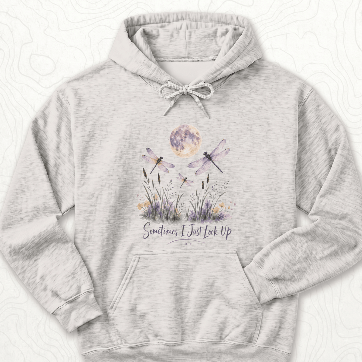 Sometimes Look Up Hoodie - Ash