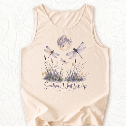 Sometimes Look Up Tank Top - Ivory