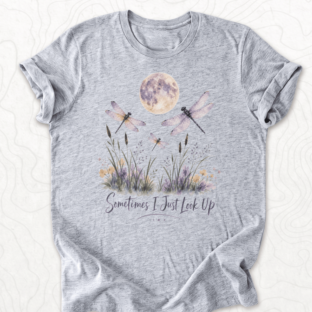 Sometimes Look Up Tee - Athletic Heather