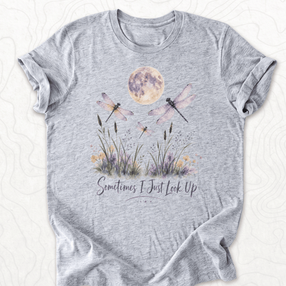 Sometimes Look Up Tee - Athletic Heather