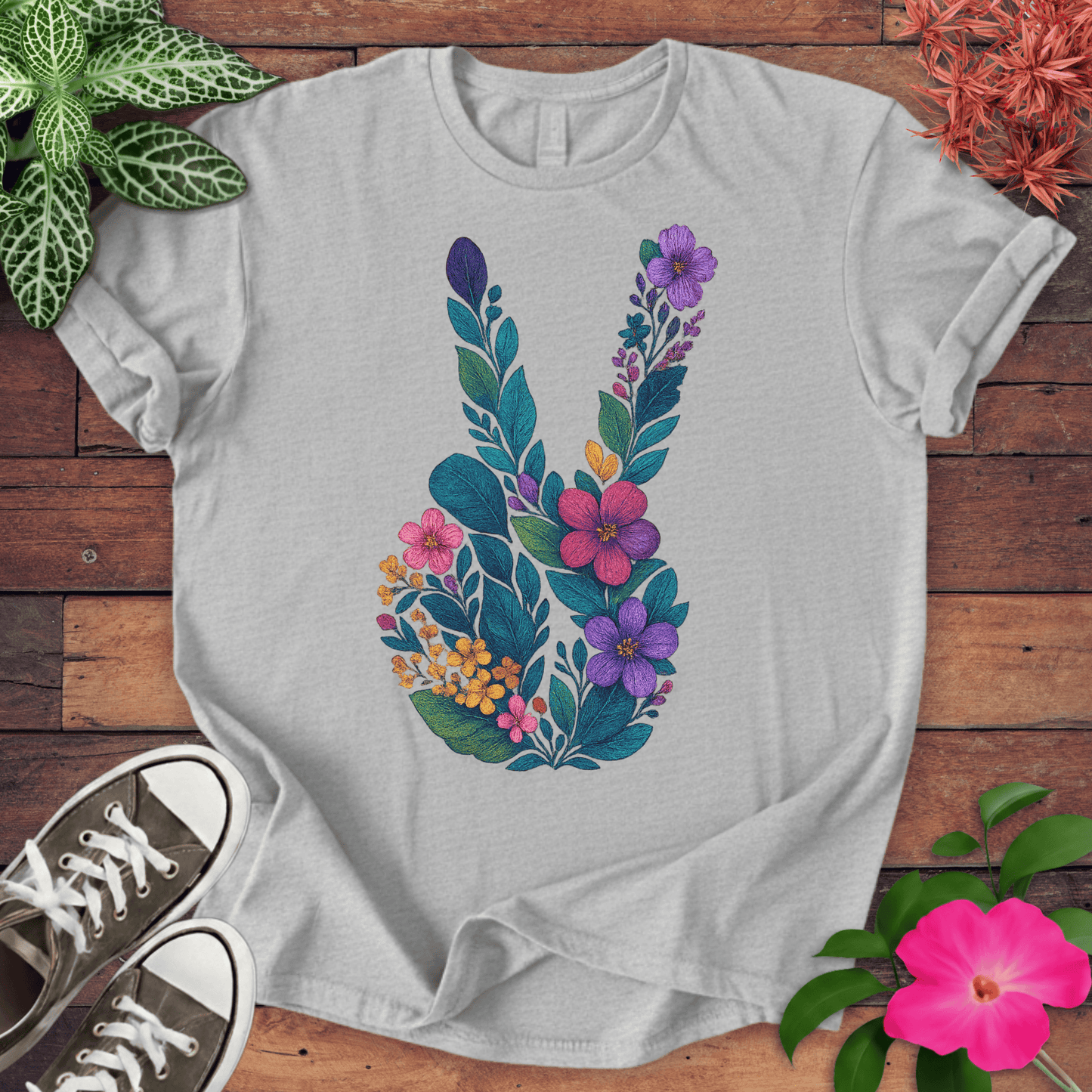 Floral Peace T-shirt