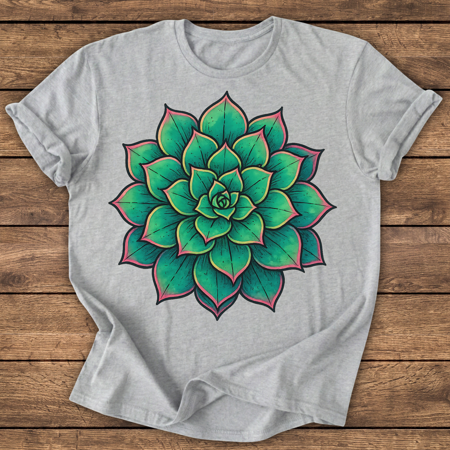 Vibrant Succulent T-shirt