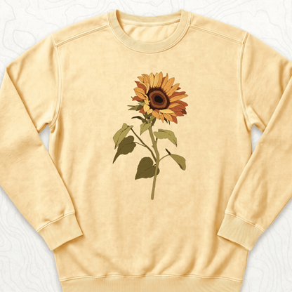 Sunflower Bloom Sweatshirt - Butter