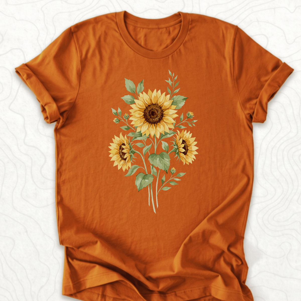 Sunflower Bouquet Tee - Autumn