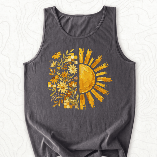 Sunflower Sunshine Tank Top - Pepper