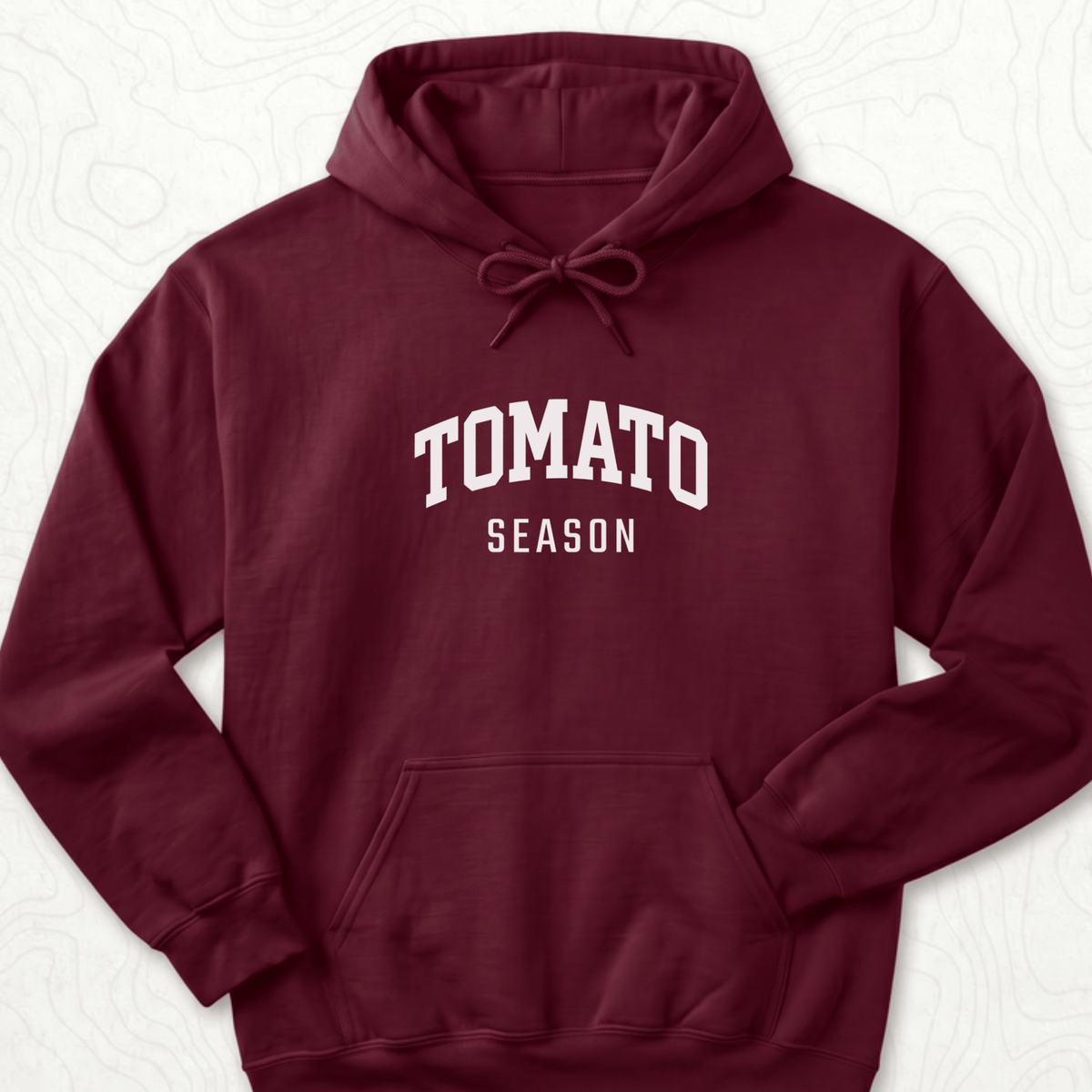 Tomato Season Hoodie - Maroon