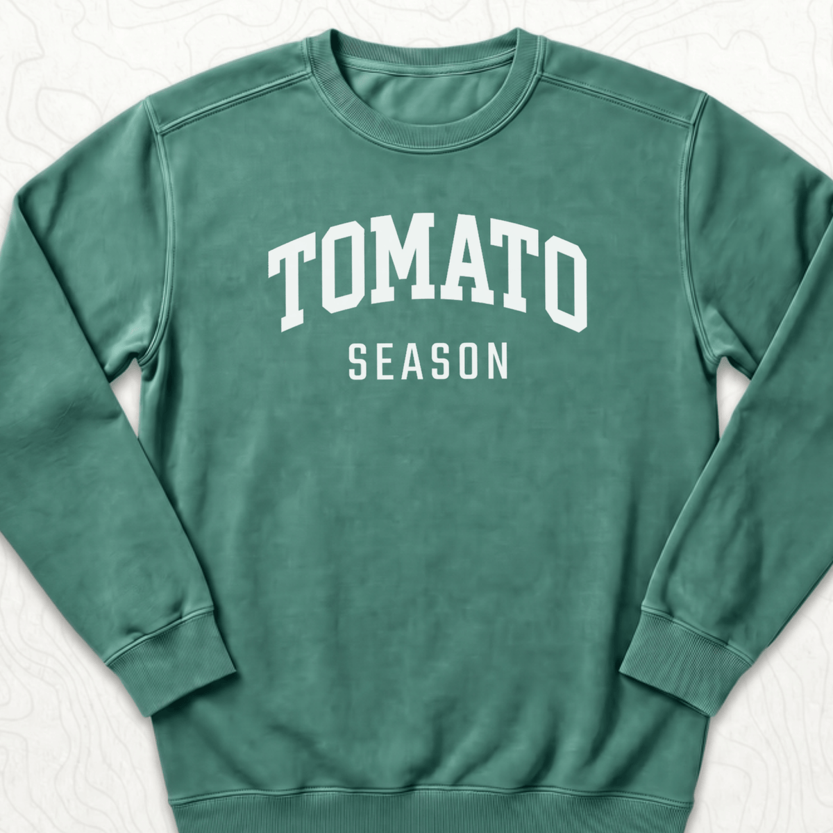 Tomato Season Sweatshirt - Light Green