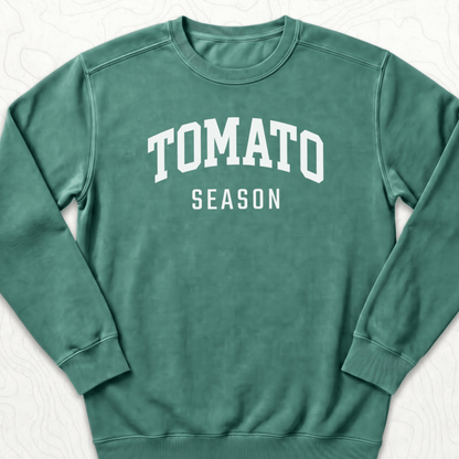 Tomato Season Sweatshirt - Light Green
