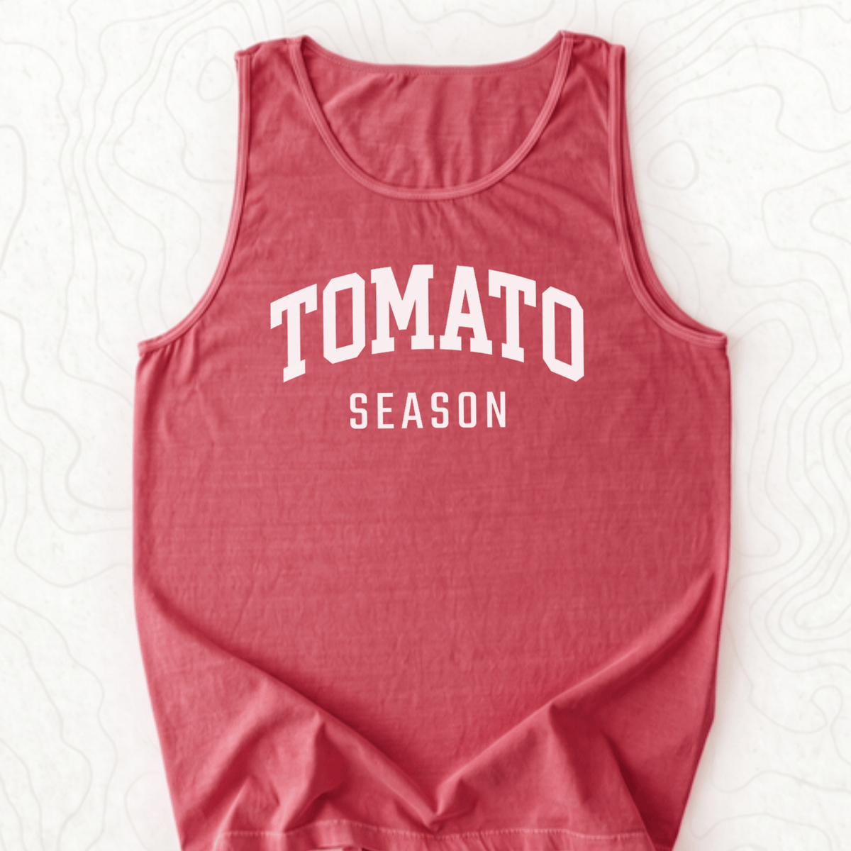 Tomato Season Tank Top - Crimson