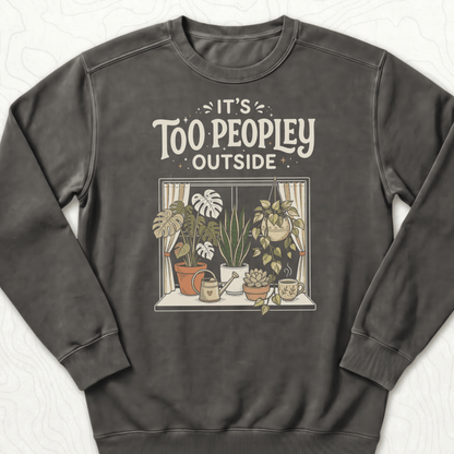 Too Peopley Outside Sweatshirt - Pepper