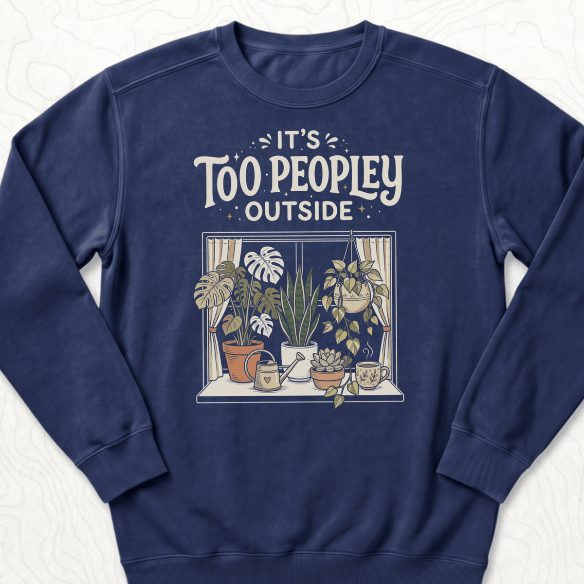 Too Peopley Outside Sweatshirt - True Navy