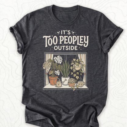 Too Peopley Outside Tee - Dark Grey Heather