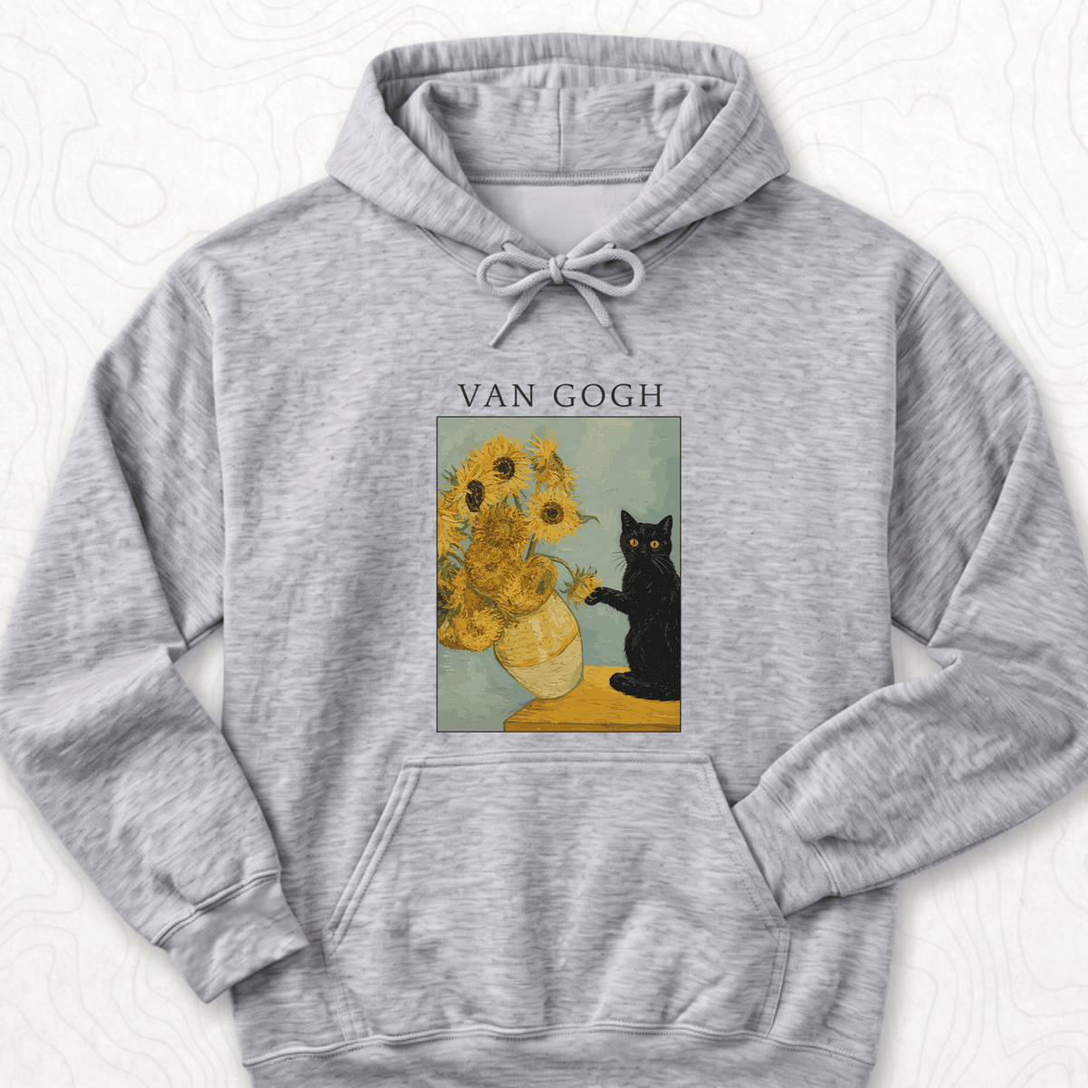 Van Gogh Hoodie - Sport Grey
