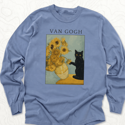 Van Gogh LS T-shirt - Blue Jean