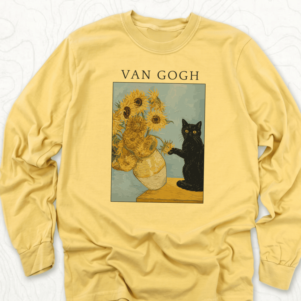 Van Gogh LS T-shirt - Mustard