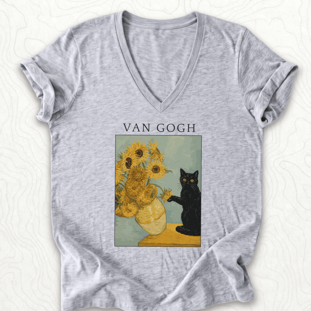 Van Gogh V-Neck - Athletic Heather