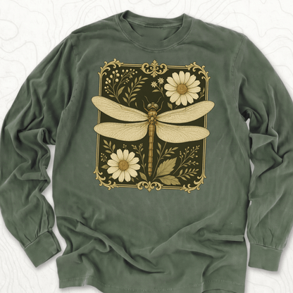 Vintage Dragonfly LS T-shirt - Hemp