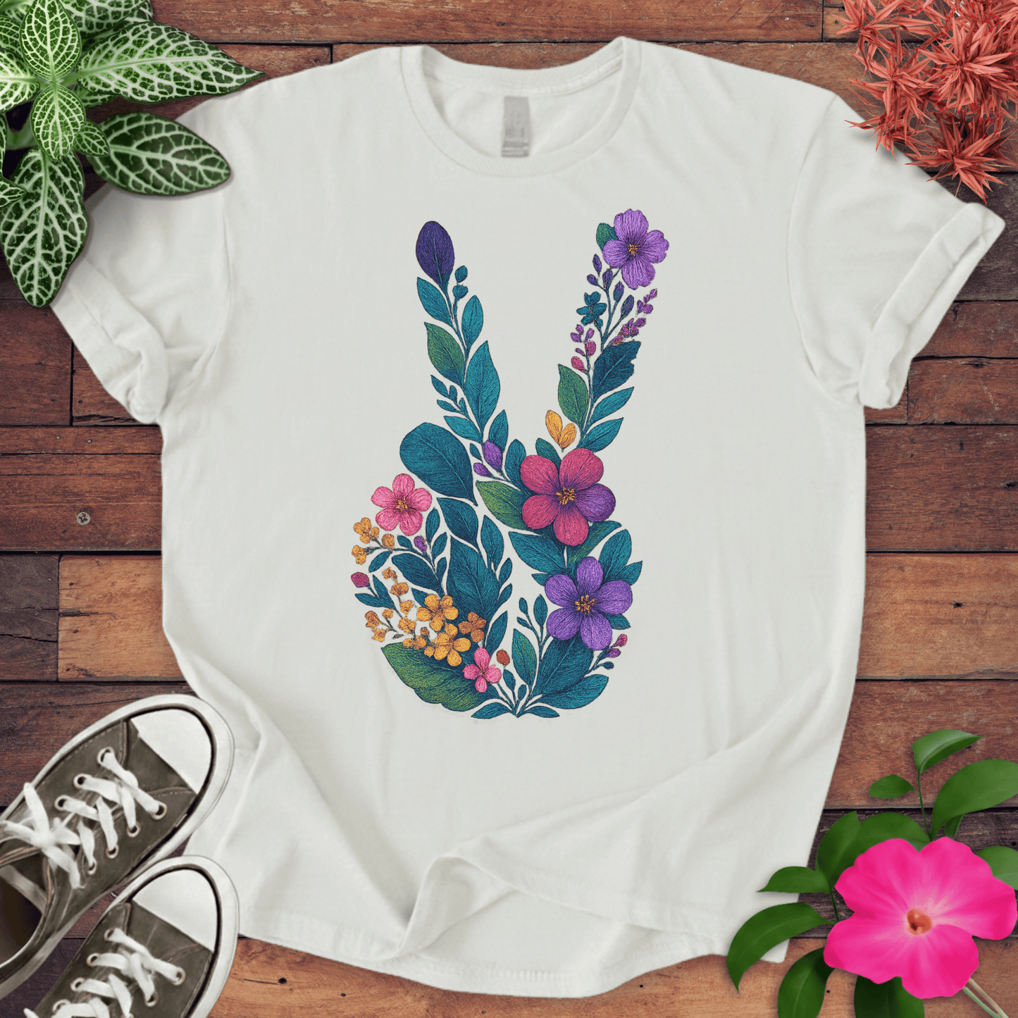 Floral Peace T-shirt