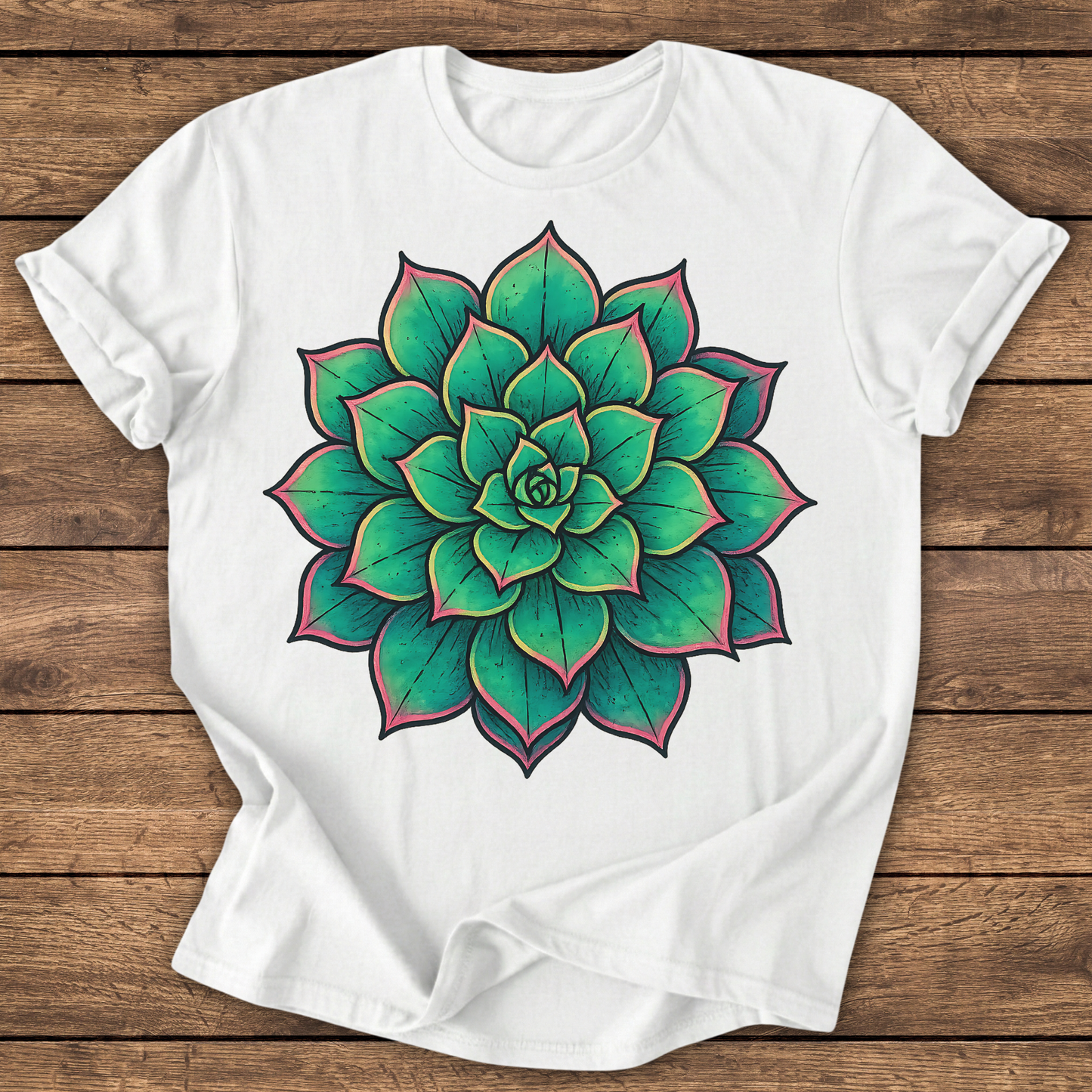 Vibrant Succulent T-shirt